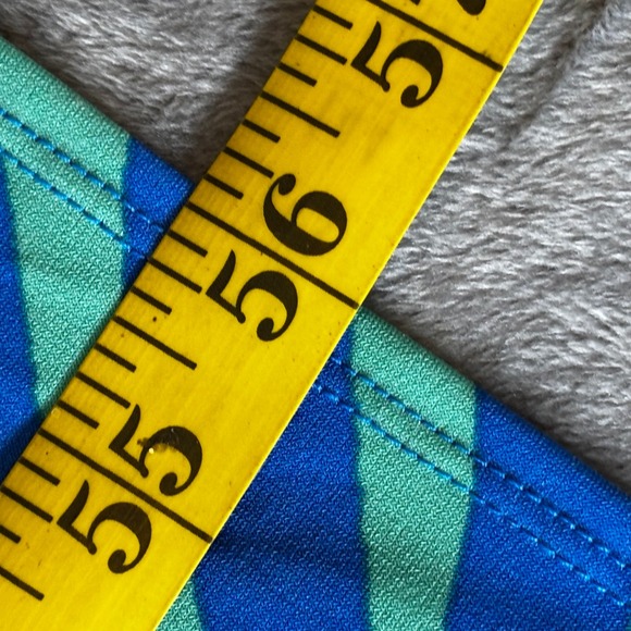 IMAN Global Chic Women's XL Maxi Dress Blue Green Zebra Print Long Sleeve NEW - Picture 13 of 14